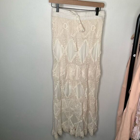 Helen Jon Scallop Crochet Maxi Skirt/Bandeau Dress - Picture 6 of 11
